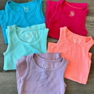 Girls Tank Tops - Multicolor Pack | Size XS